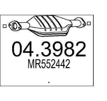 Katalyzátor MTS 04.3982