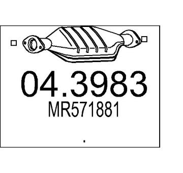 Katalyzátor MTS 04.3983