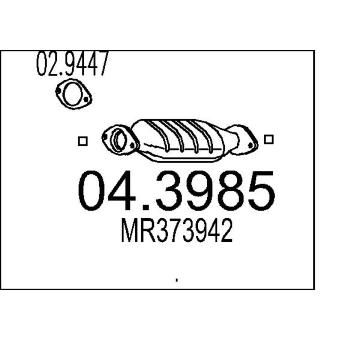 Katalyzátor MTS 04.3985