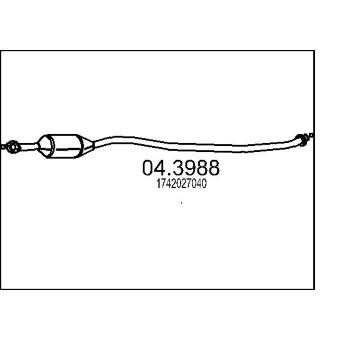 Katalyzátor MTS 04.3988