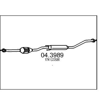 Katalyzátor MTS 04.3989