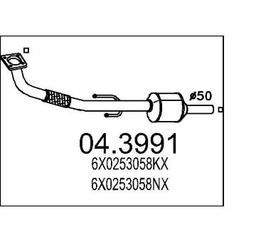 Katalyzátor MTS 04.3991
