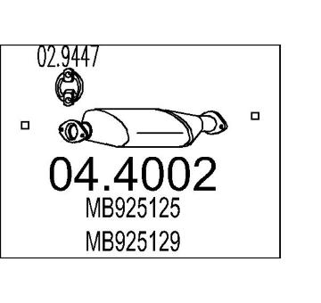 Katalyzátor MTS 04.4002