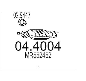 Katalyzátor MTS 04.4004