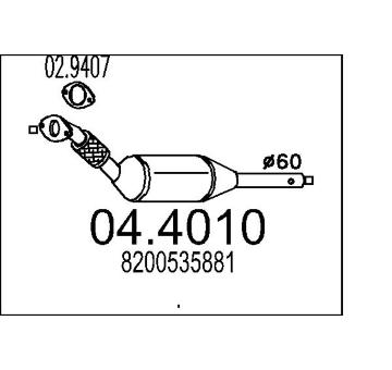 Katalyzátor MTS 04.4010