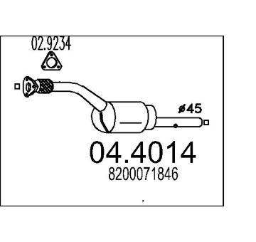 Katalyzátor MTS 04.4014