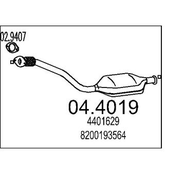 Katalyzátor MTS 04.4019