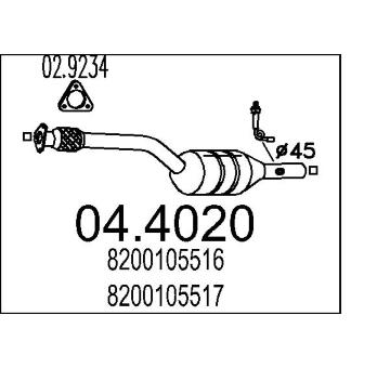 Katalyzátor MTS 04.4020