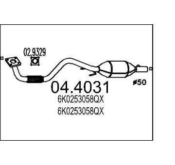 Katalyzátor MTS 04.4031