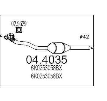 Katalyzátor MTS 04.4035