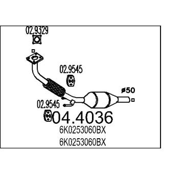 Katalyzátor MTS 04.4036