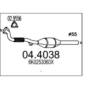 Katalyzátor MTS 04.4038