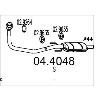 Katalyzátor MTS 04.4048