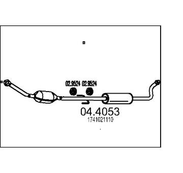Katalyzátor MTS 04.4053