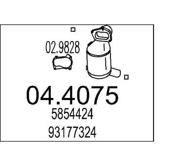 Katalyzátor MTS 04.4075