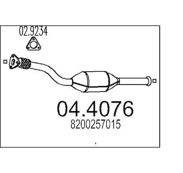 Katalyzátor MTS 04.4076