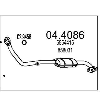 Katalyzátor MTS 04.4086