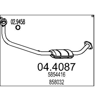 Katalyzátor MTS 04.4087