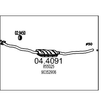 Katalyzátor MTS 04.4091