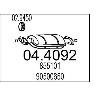 Katalyzátor MTS 04.4092
