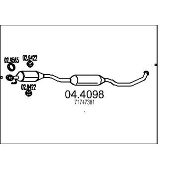 Katalyzátor MTS 04.4098
