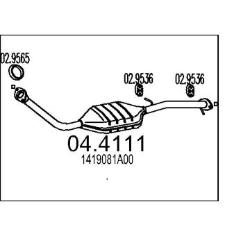 Katalyzátor MTS 04.4111