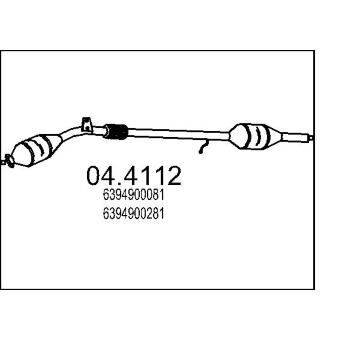 Katalyzátor MTS 04.4112