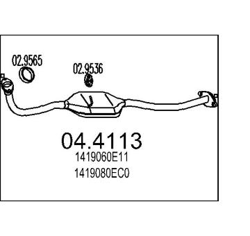 Katalyzátor MTS 04.4113