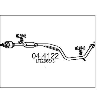 Katalyzátor MTS 04.4122