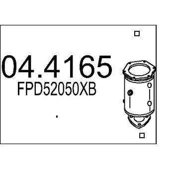 Katalyzátor MTS 04.4165