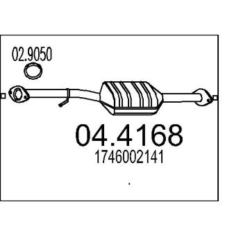Katalyzátor MTS 04.4168