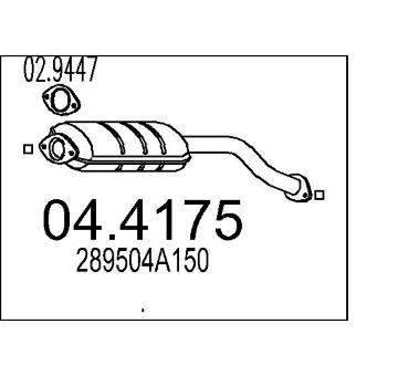 Katalyzátor MTS 04.4175