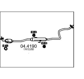 Katalyzátor MTS 04.4190