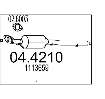 Katalyzátor MTS 04.4210