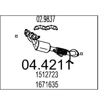 Katalyzátor MTS 04.4211