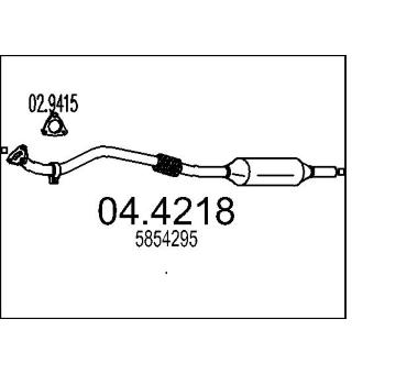 Katalyzátor MTS 04.4218