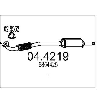 Katalyzátor MTS 04.4219
