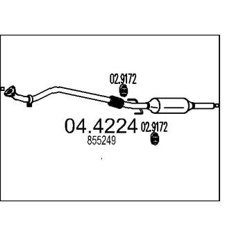 Katalyzátor MTS 04.4224