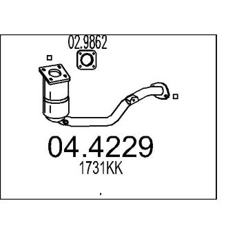 Katalyzátor MTS 04.4229