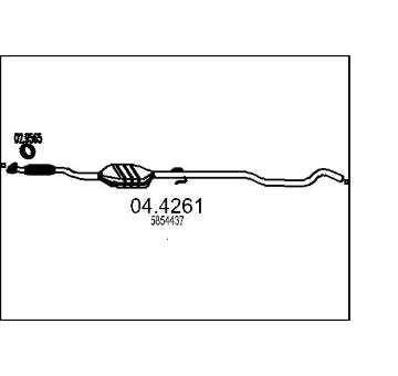 Katalyzátor MTS 04.4261