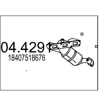 Katalyzátor MTS 04.4291