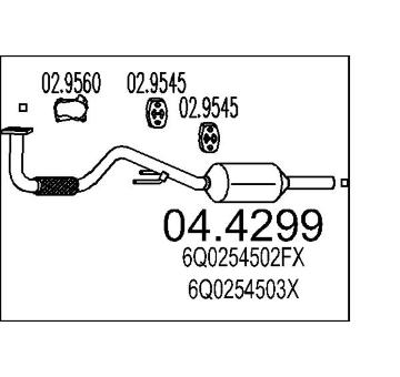 Katalyzátor MTS 04.4299
