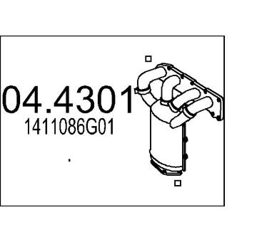 Katalyzátor MTS 04.4301