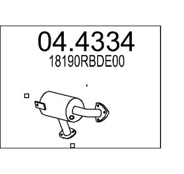 Katalyzátor MTS 04.4334