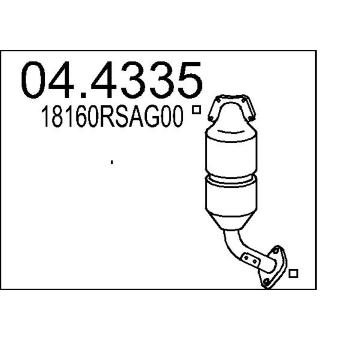 Katalyzátor MTS 04.4335