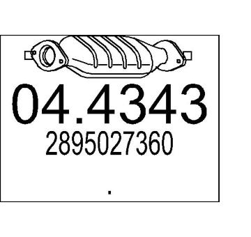 Katalyzátor MTS 04.4343