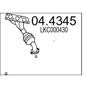 Katalyzátor MTS 04.4345