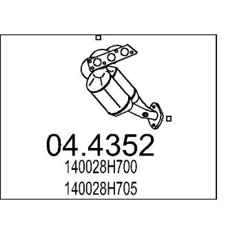 Katalyzátor MTS 04.4352