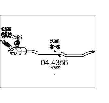 Katalyzátor MTS 04.4356