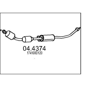 Katalyzátor MTS 04.4374